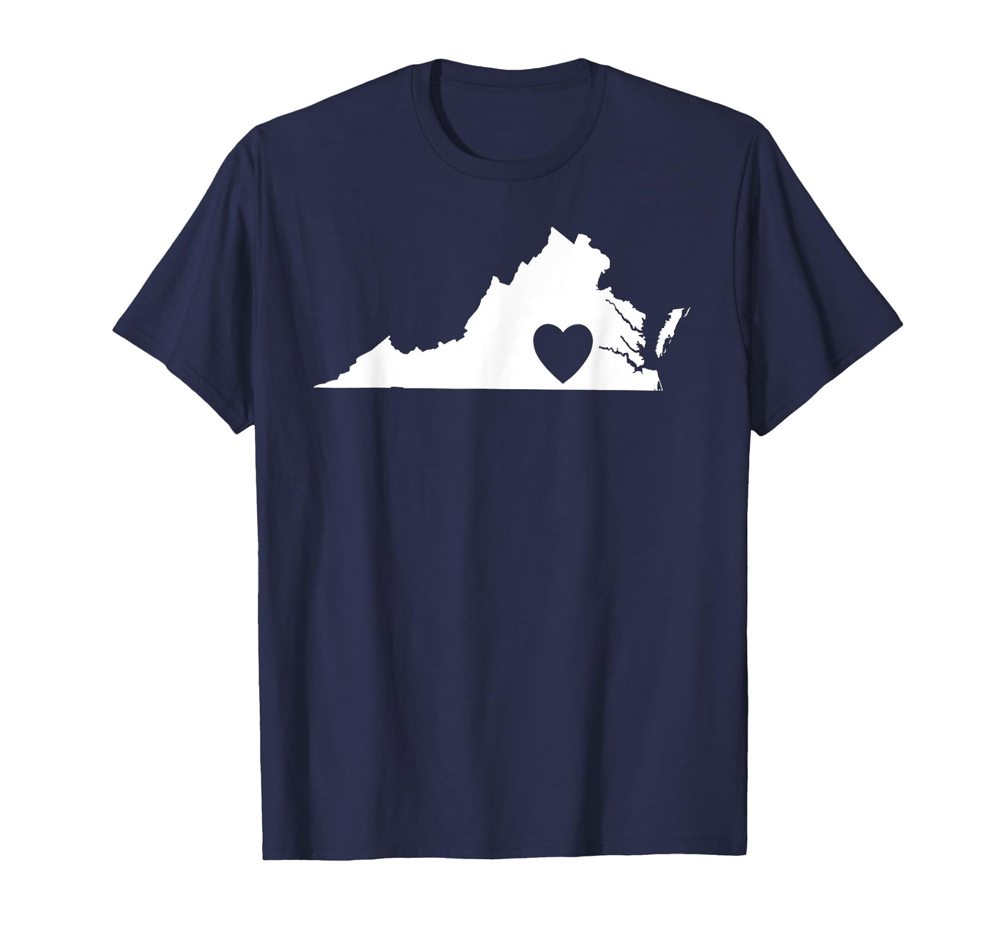 Virginia Lovers State Heart | Vintage Throwback Gift T-Shirt