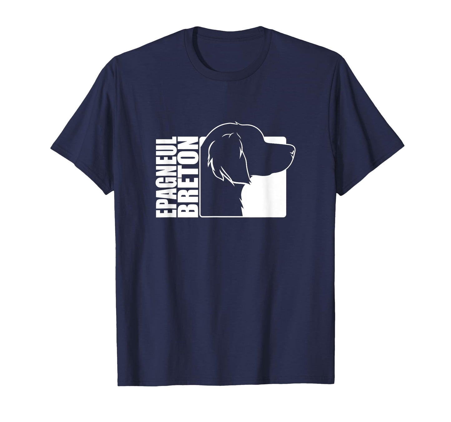 Funny proud Epagneul Breton profile dog mom hunting dog T-Shirt