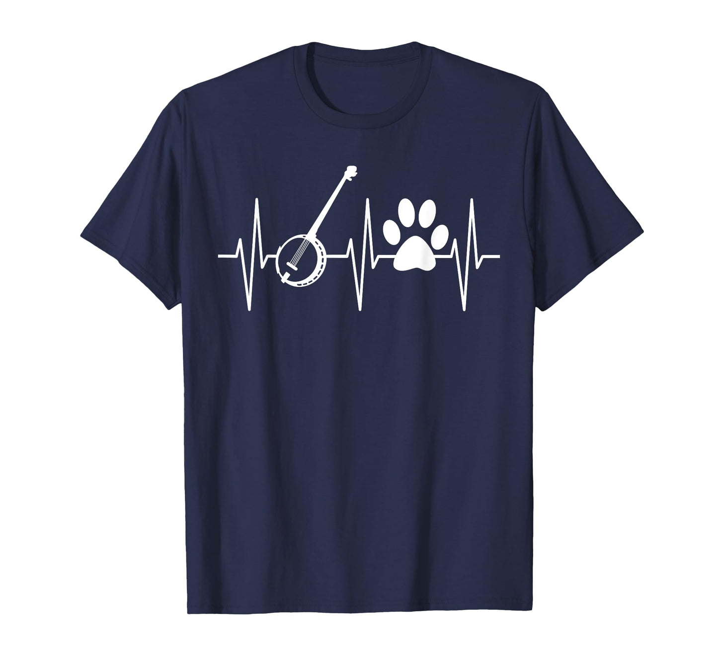 Banjo Shirt Funny Dog Lover Musician Bluegrass Band Men Women Kids T-Shirt