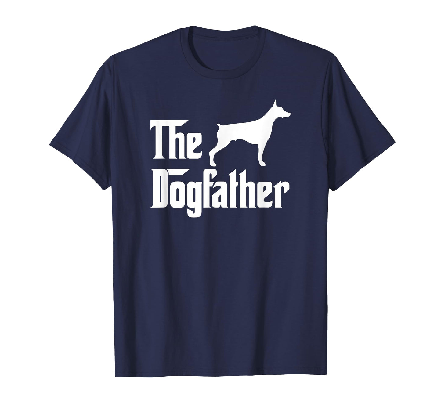 The Dogfather T-Shirt Doberman Silhouette Funny Dog Gift T-Shirt