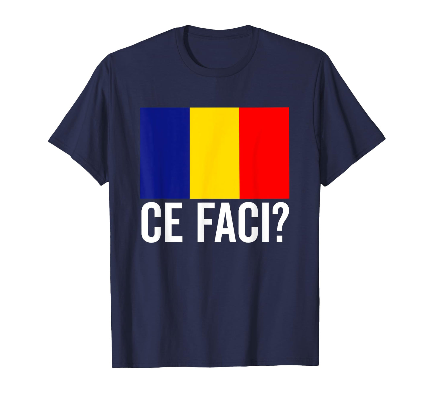 Romanian Flag Map For Men Women KidsRomania Souvenir Ce Faci T-Shirt