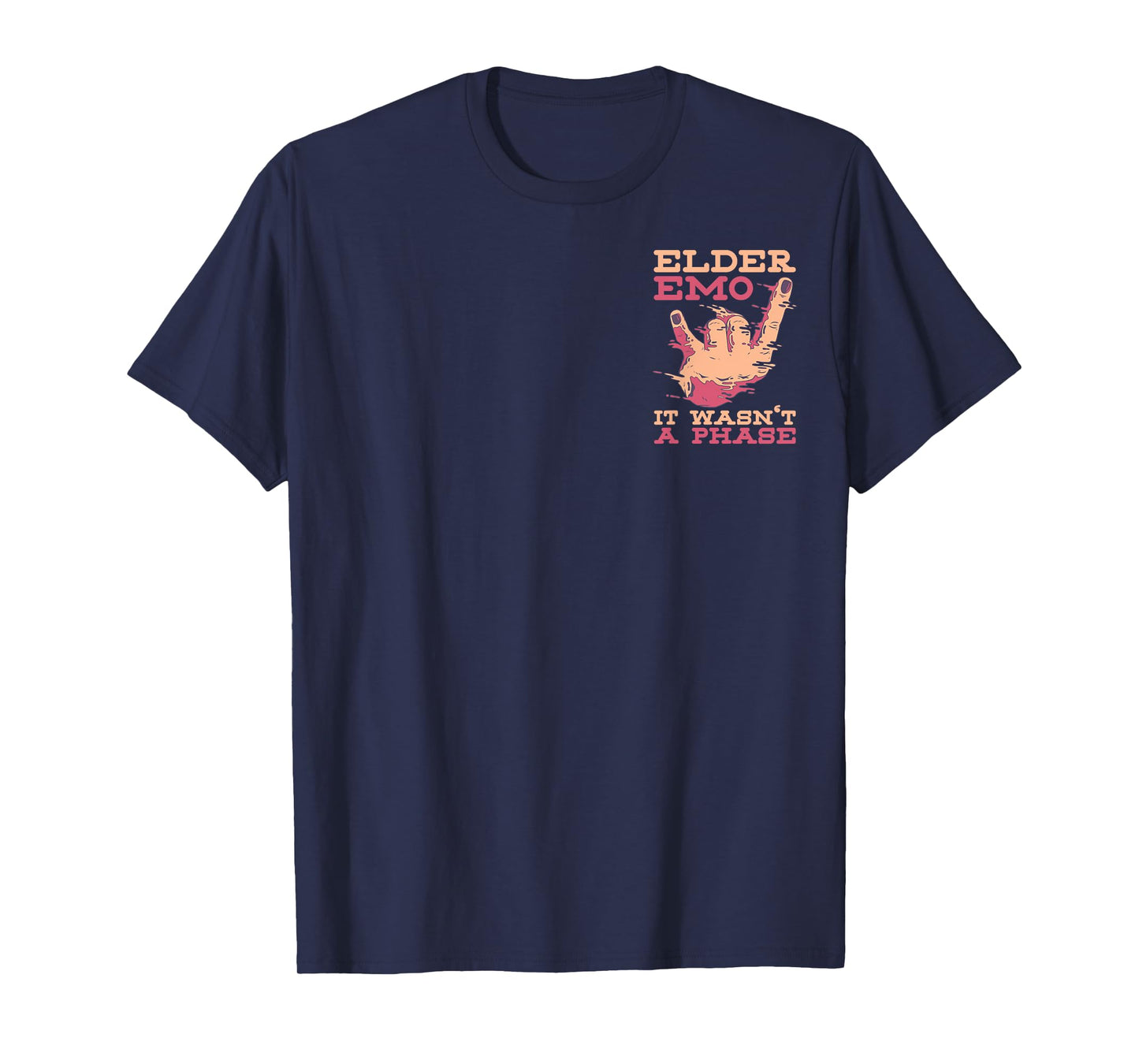 Elder Emo It Wasn't a Phase Minimalist Emo Goth T-Shirt