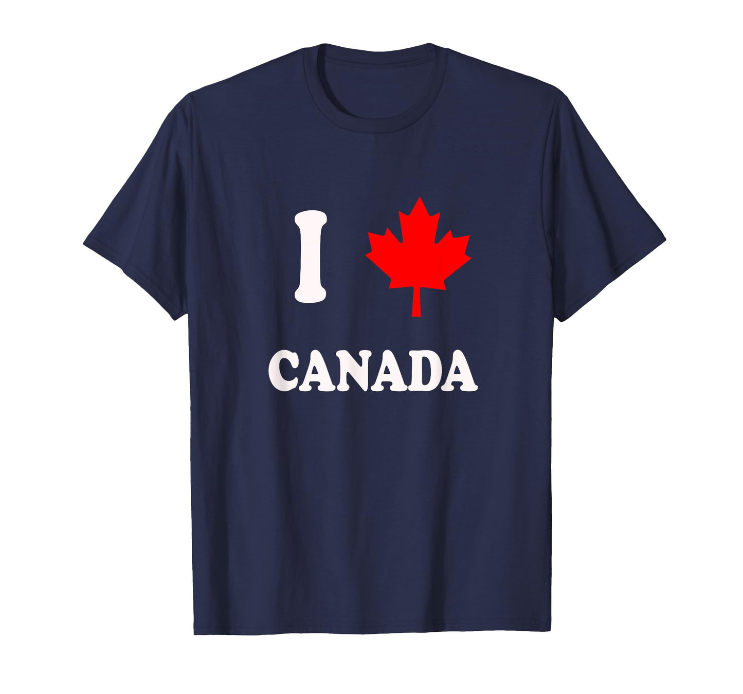 I maple leaf canada Minimalist Canada maple leaf heart T-Shirt