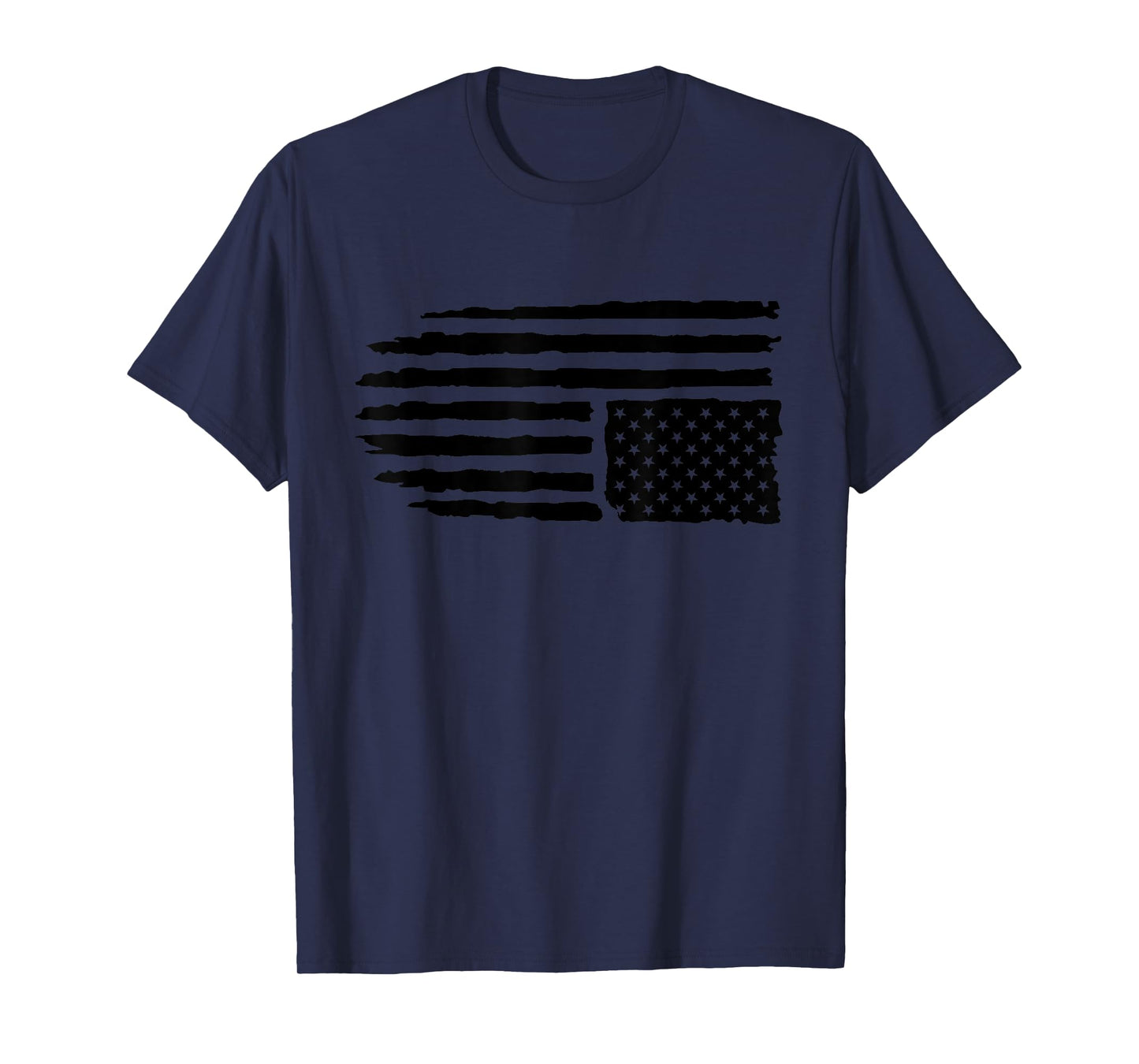 Upside Down American Flag Distressed In Distress Pro Trump T-Shirt for Women Men