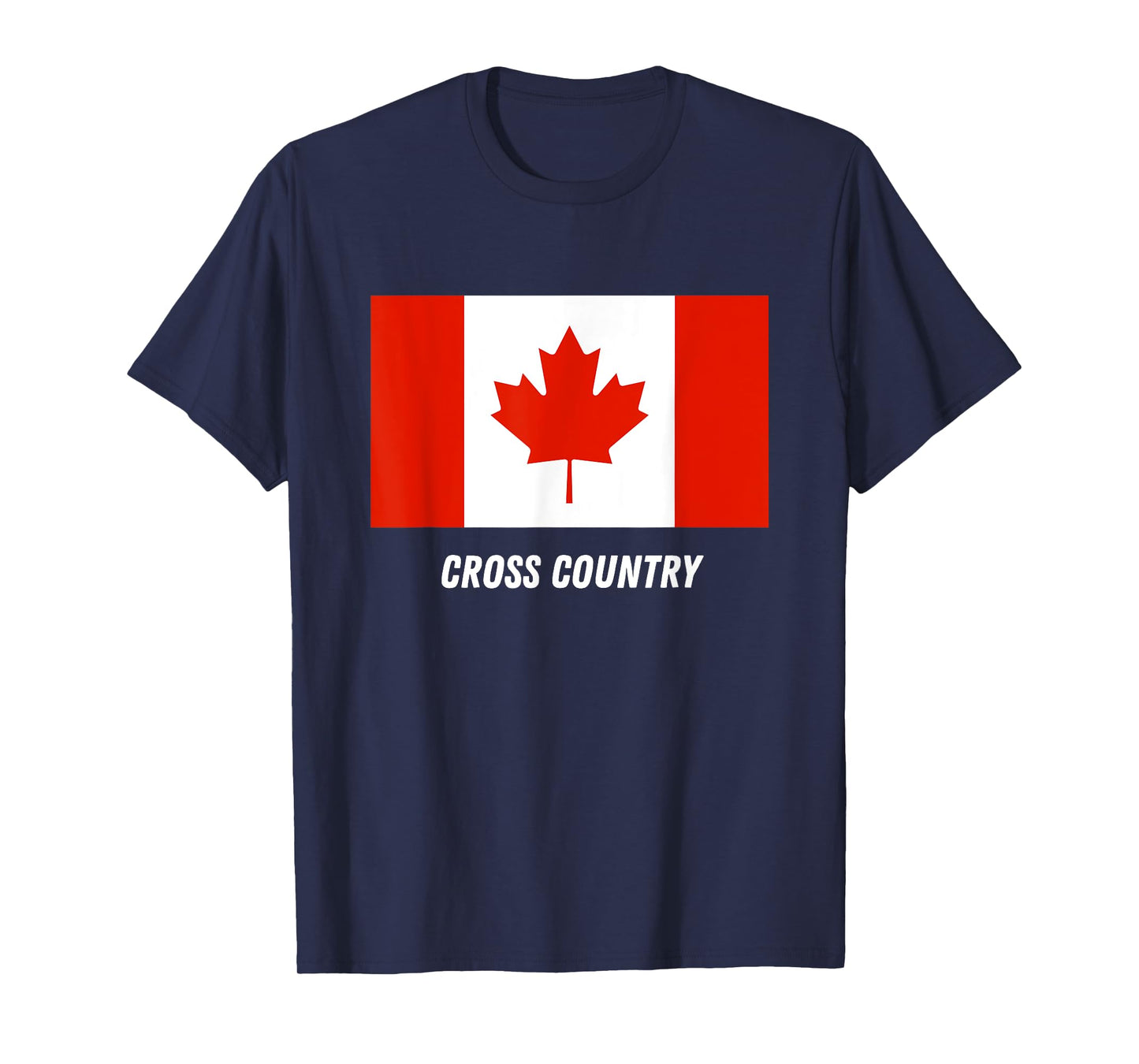 Patriotic Support Cross Country Canada Team Sport Canadian T-Shirt