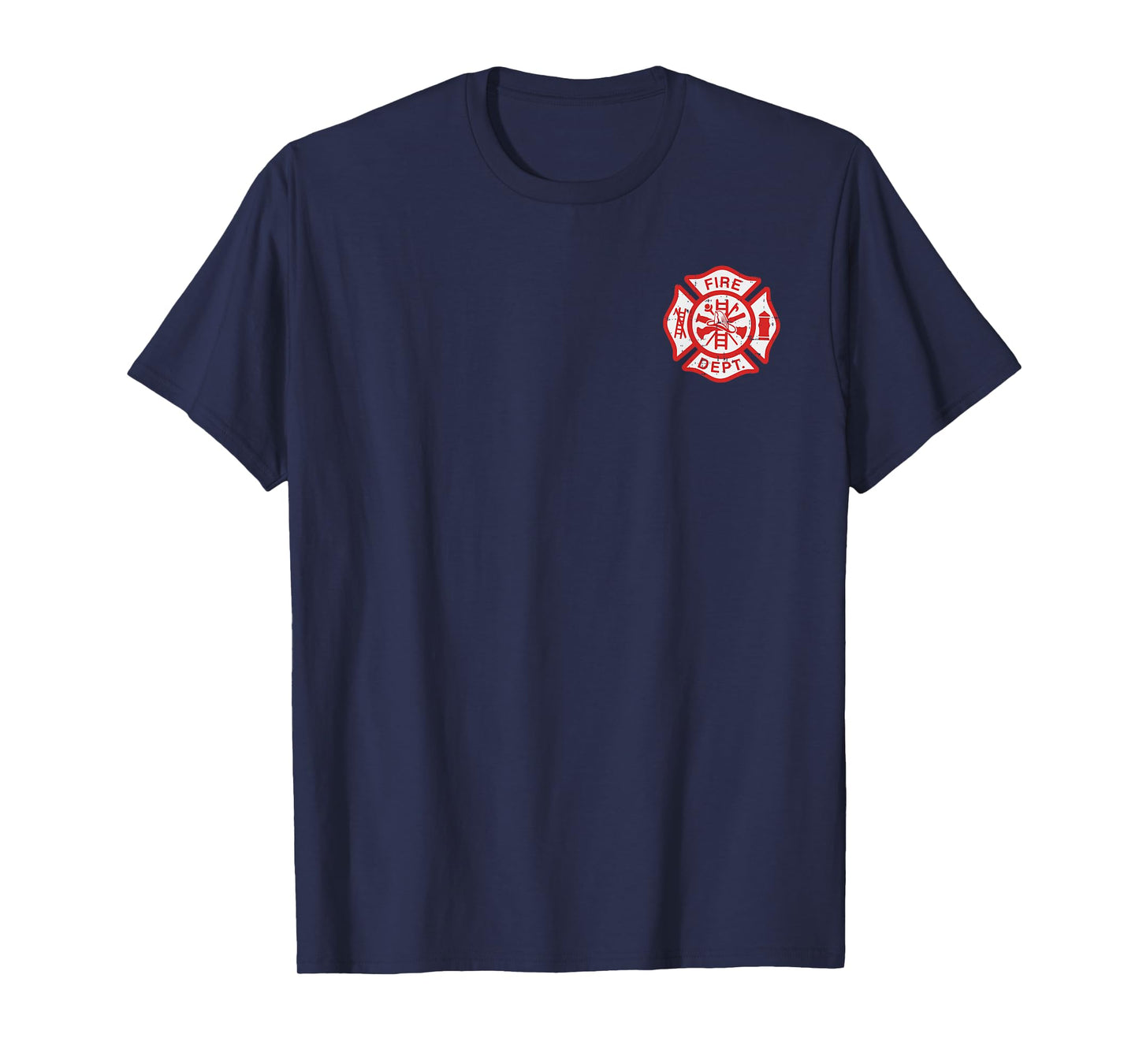 Fire Dept Logo Hero Halloween Firefighter Fireman Men Kids T-Shirt