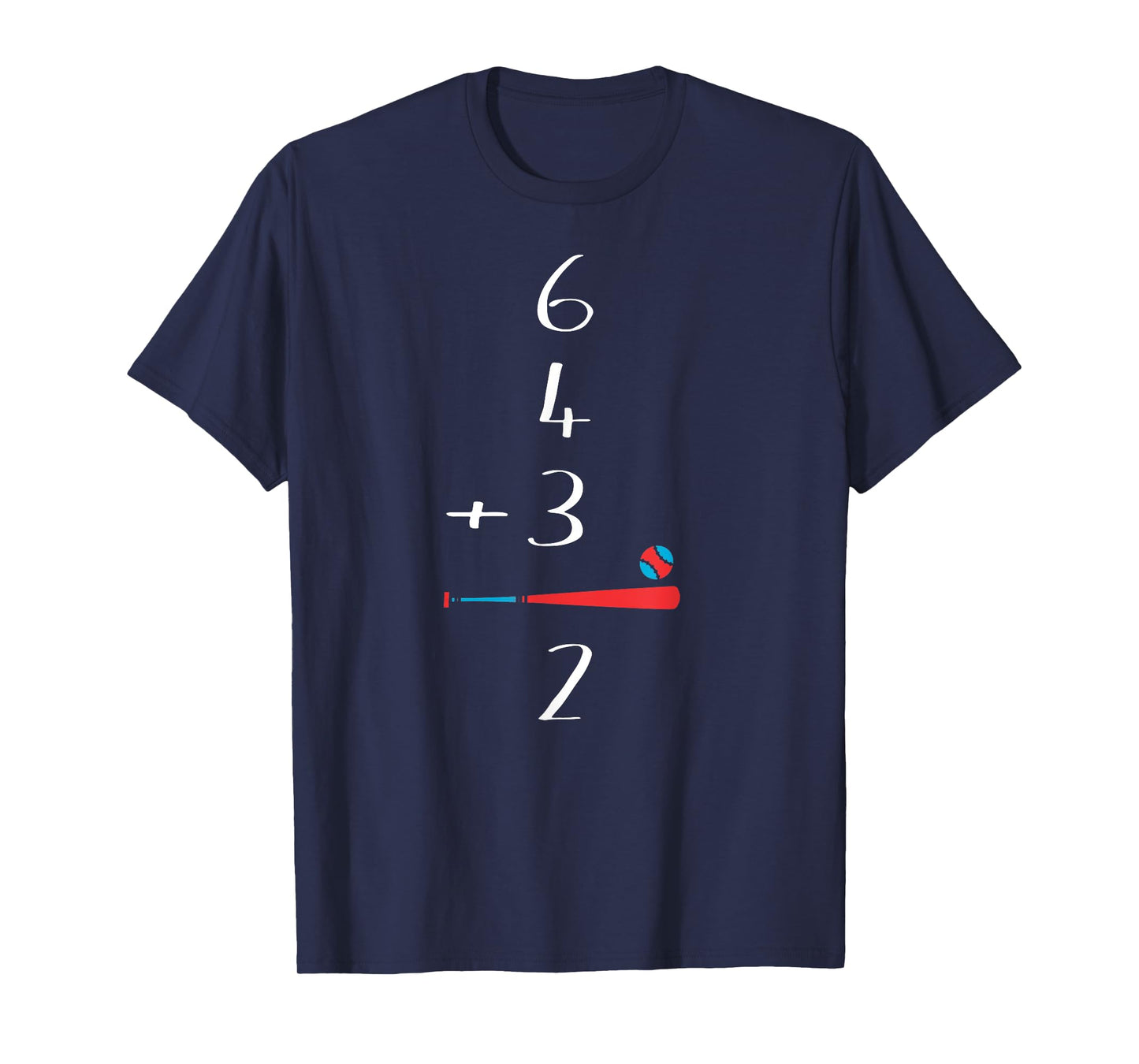 6 4 3 2 Double Play Baseball T-Shirt