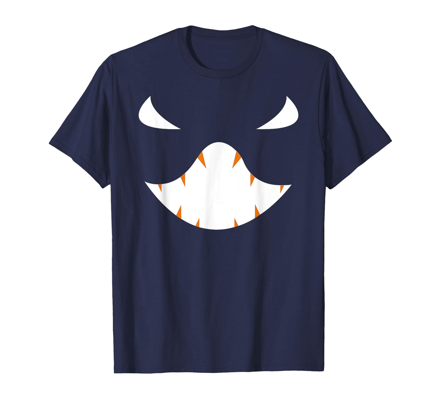 Pumpkin Face Funny Jack-O-Lantern Scary Halloween Costume T-Shirt