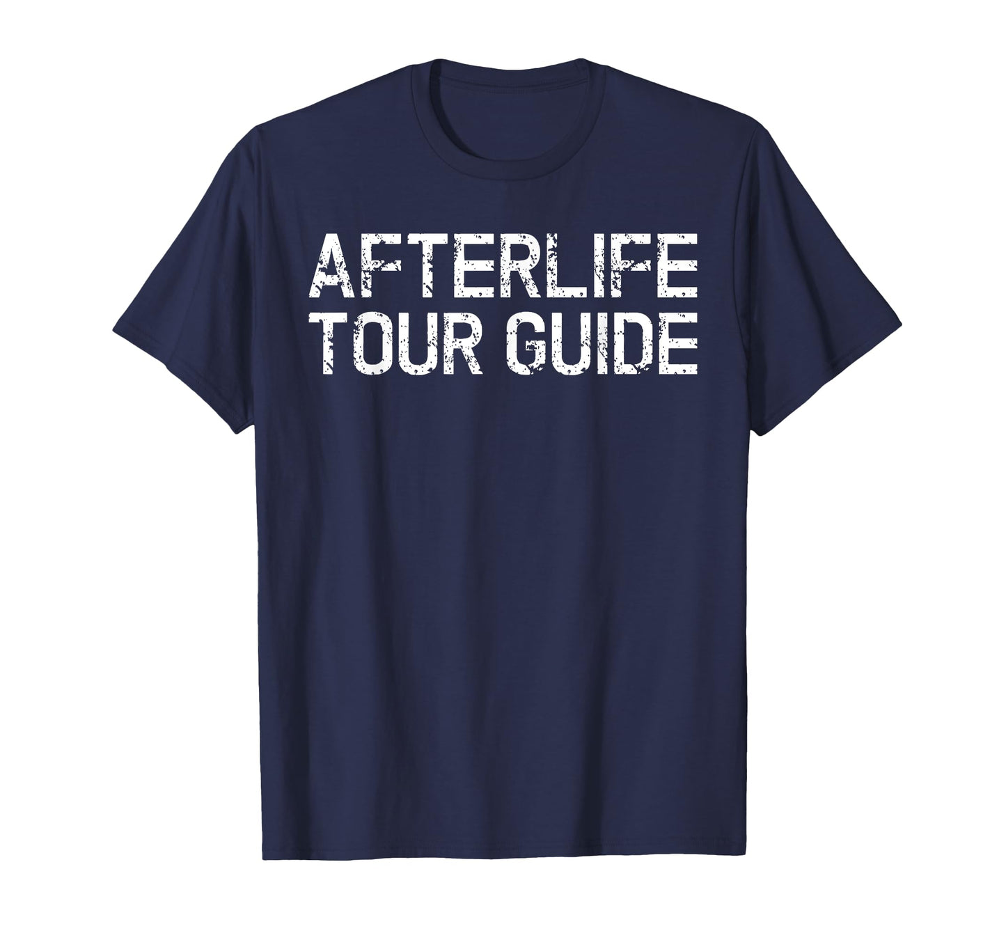 Fun Simple Paranormal Afterlife Tour Guide Halloween T-Shirt