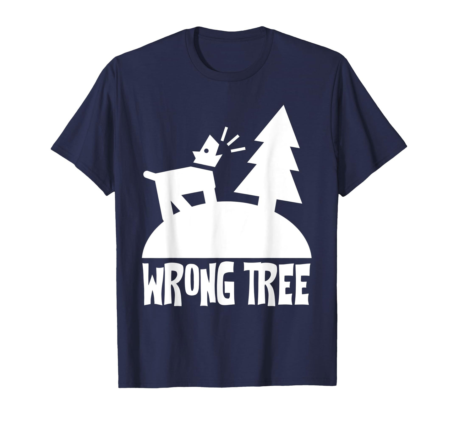 barking up the wrong tree funny dog pun T-Shirt