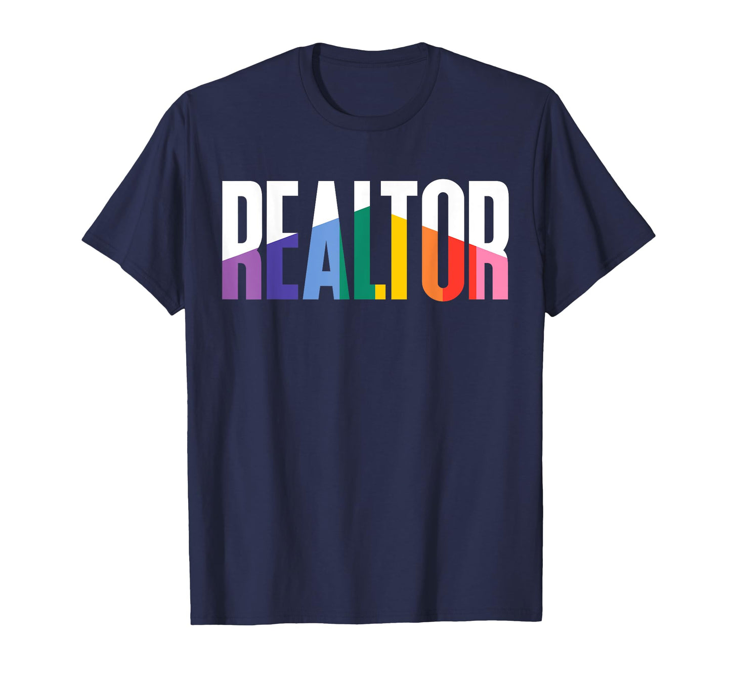 Gay Pride Realtor Rainbow Flag Lesbian Realtor Equality T-Shirt