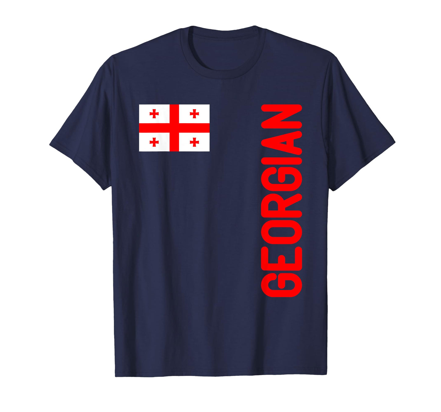 Georgian Flag And Georgia Roots T-Shirt