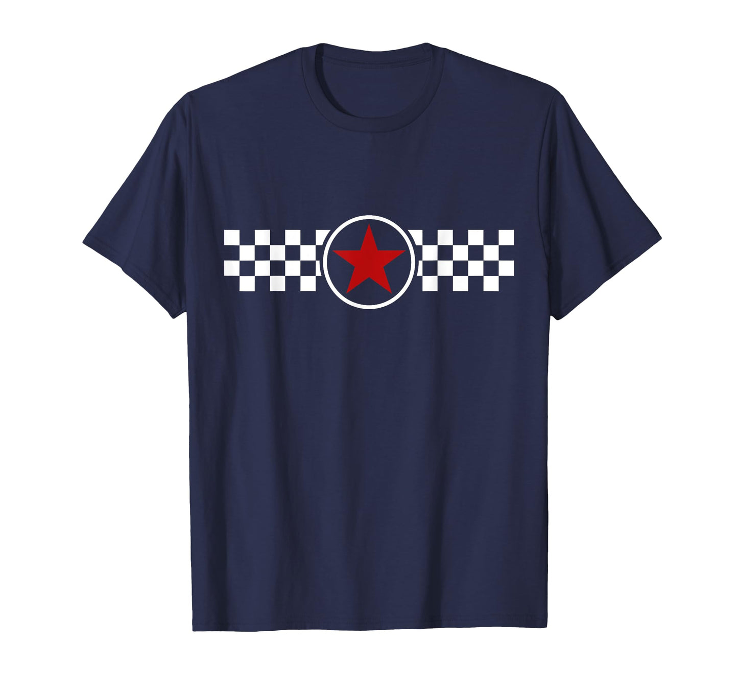 Red star SKA music squares T-Shirt
