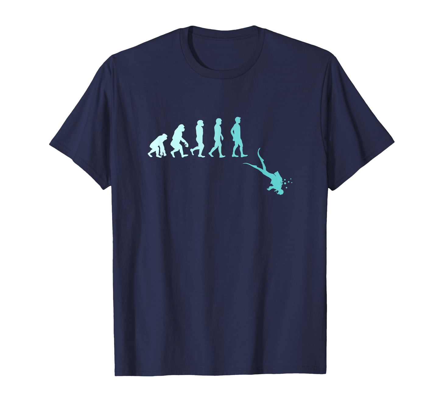 Scuba Diving T-Shirt Evolution of Scuba Diver T-Shirt