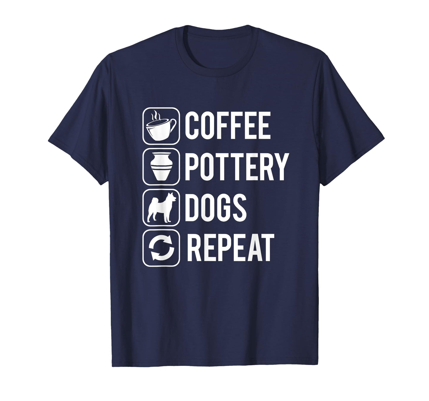 Coffee Pottery Dogs Clay Handmade Ceramics Artist T-Shirt