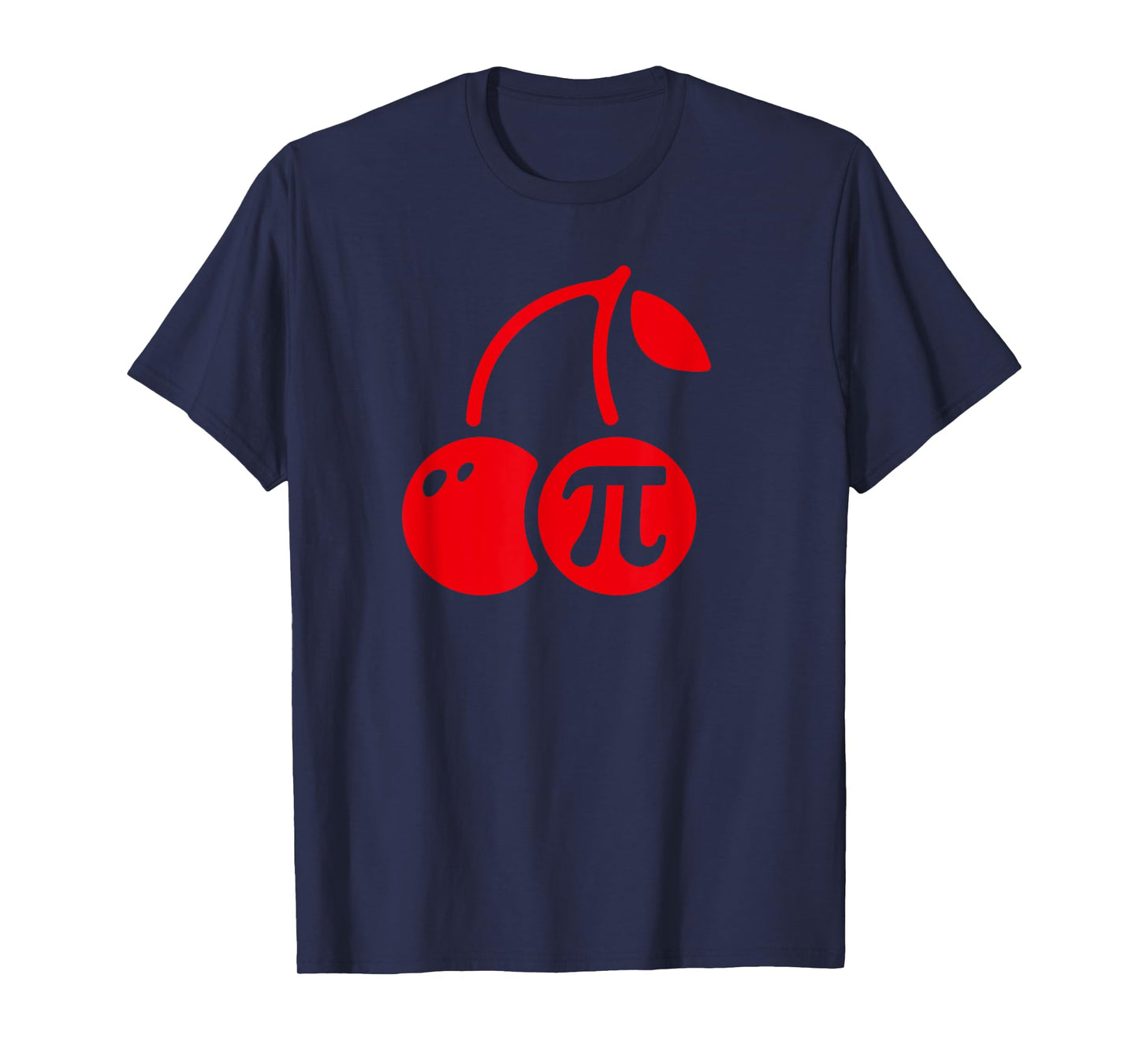 Cherry Pi Day Funny Math Nerd Pie Teacher 3.14 Men Women Girls Kids T-Shirt