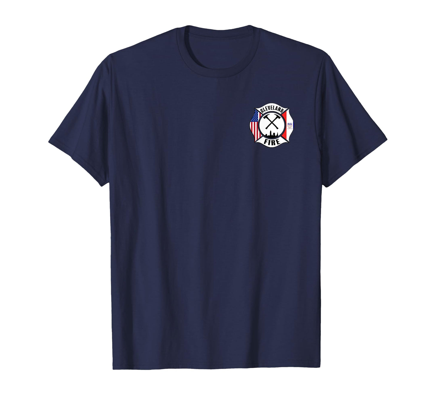 Cleveland Ohio Division of Fire Firefighter Rescue Uniform T-Shirt