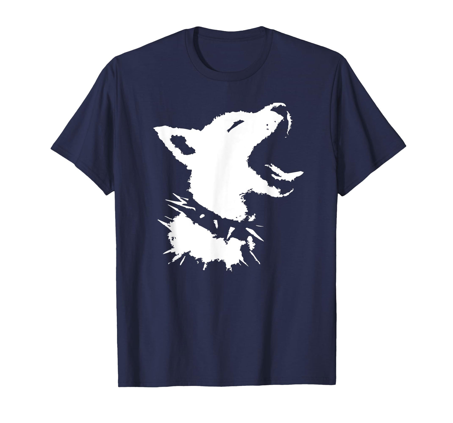 Dog Skull Punk Y2k Cute Creepy Puppy Goth Black Alt Gothic T-Shirt
