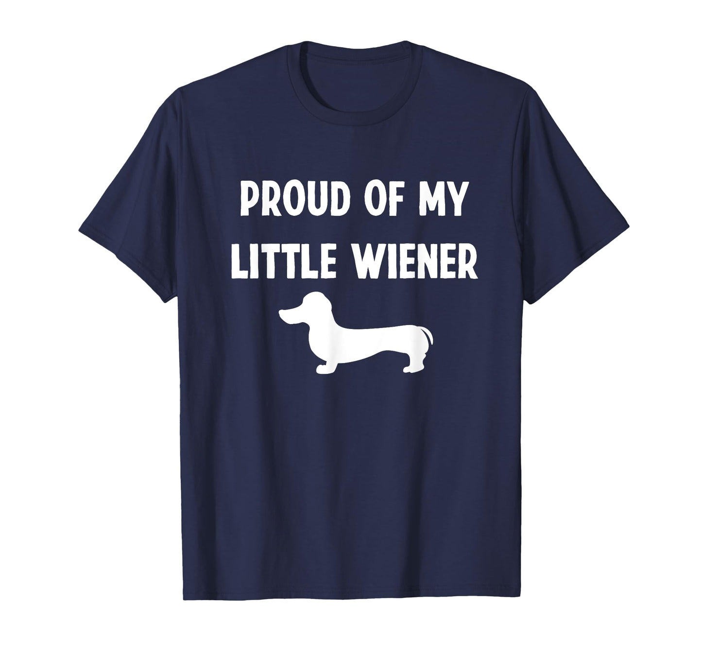 Weenie Dog Dachshund Funny Wiener Dad Mens T-Shirt