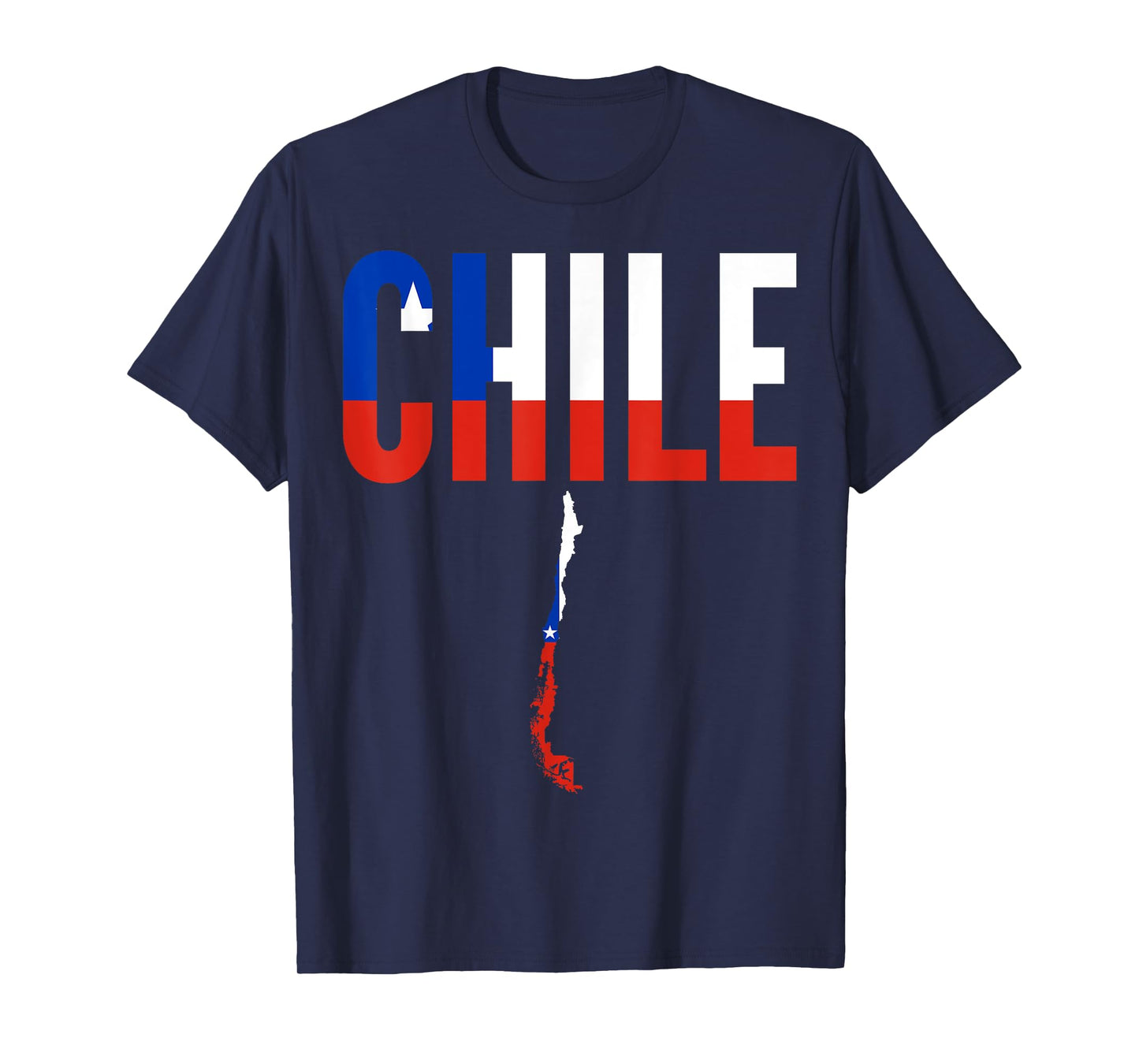 Chilean - Chile Country Map Flag T-Shirt