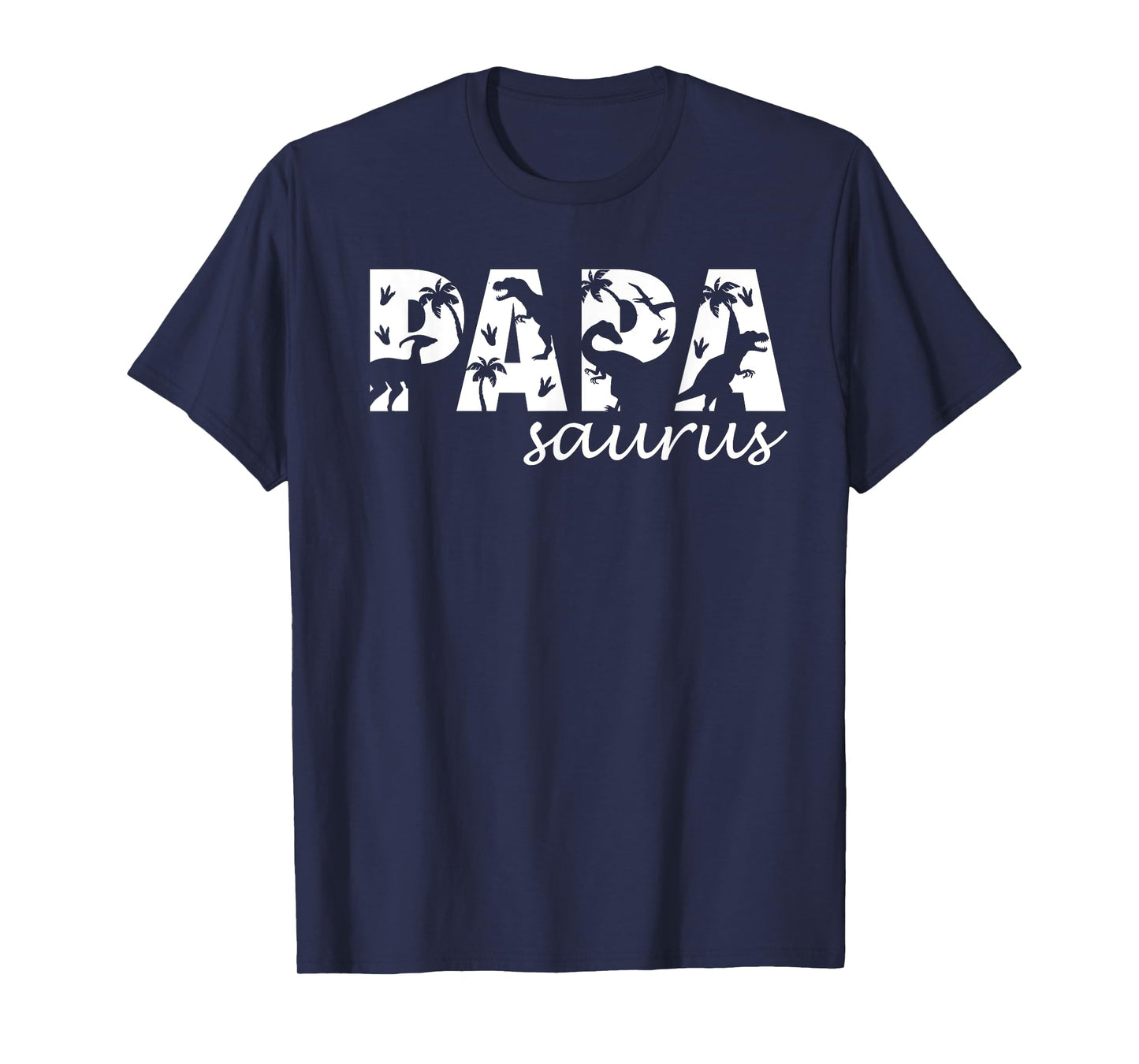 Papasaurus T Rex Dinosaur Papa Saurus Family Father's Day T-Shirt