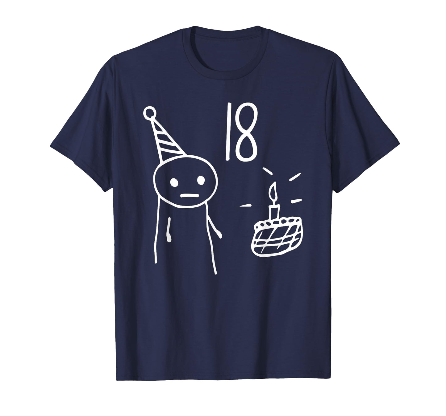 Adult 18th Birthday Party Funny Tees For 18 Years Old Teens T-Shirt