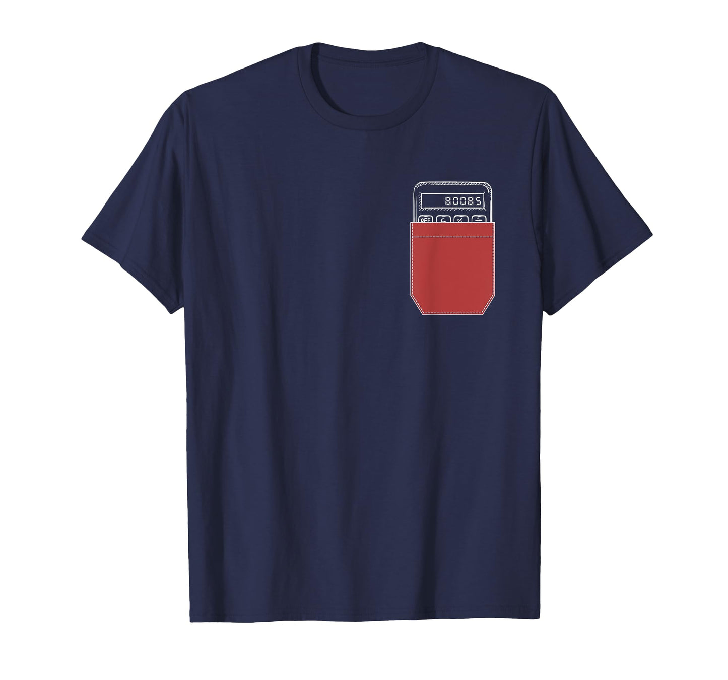 Pocket Calculator 80085 Funny Retro Tshirt T-Shirt