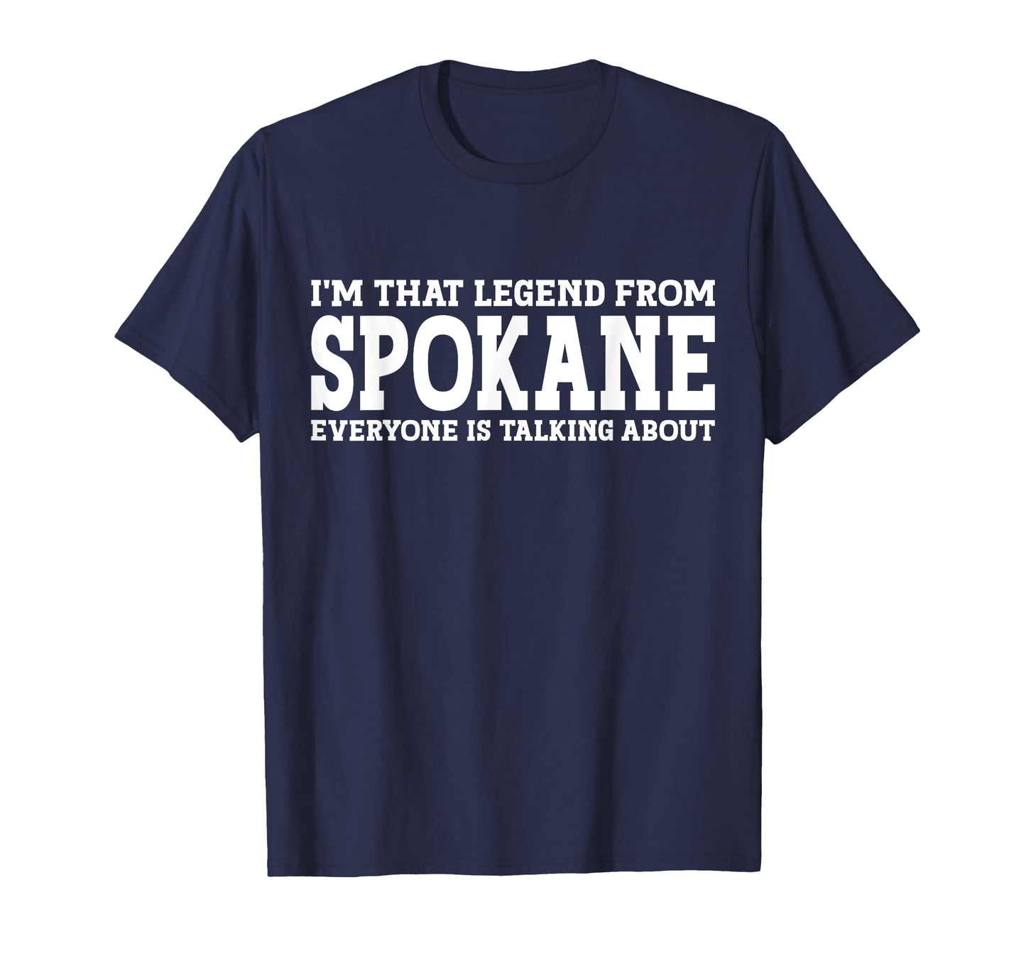 Spokane Hometown WA Washington Home Roots Funny City Spokane T-Shirt