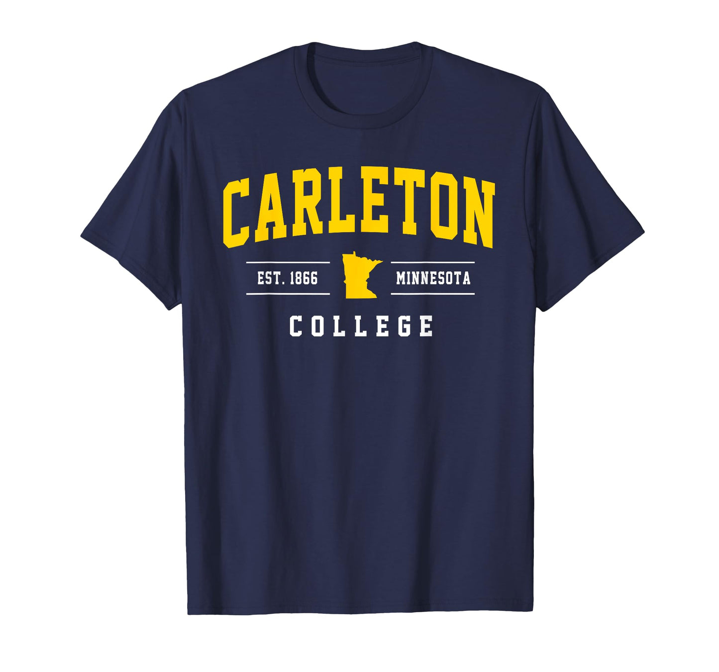 Carleton College Arch Vintage Design Men Women T-Shirt