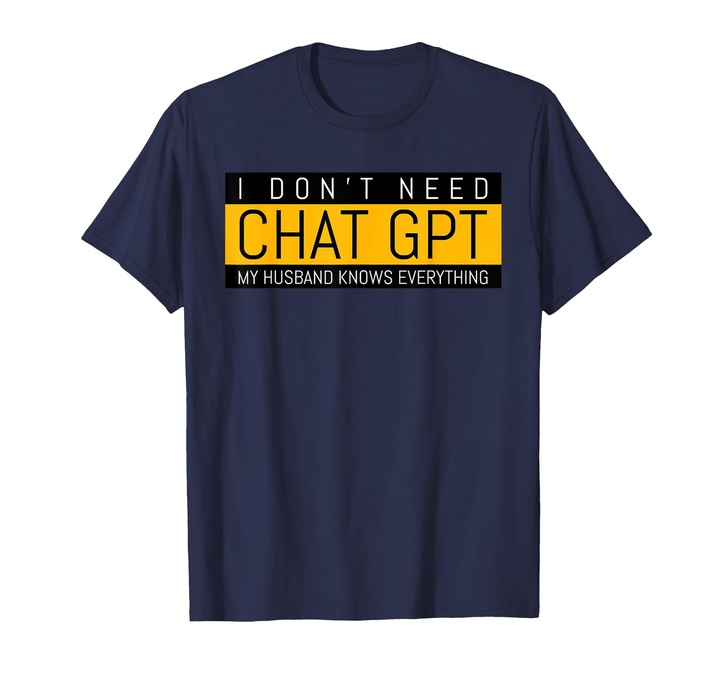 Funny Nerd Birthday Gift From Husband To Wife Chat GPT Meme T-Shirt