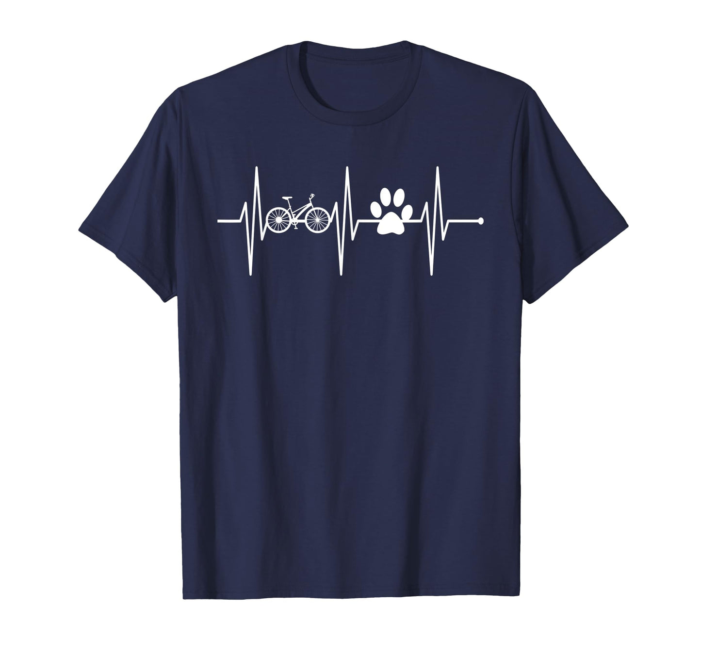 Bicycling Shirt Dog Lover Cycling Biking Funny Biker T-Shirt