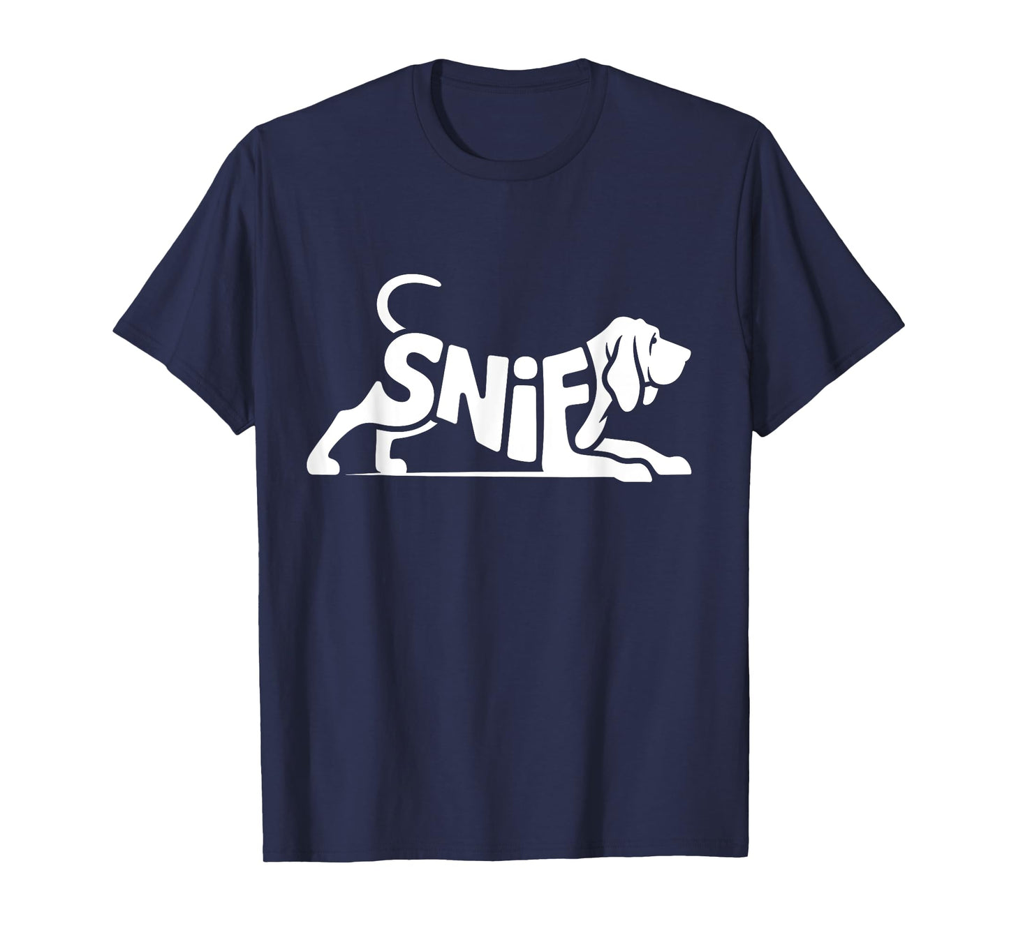Sniff Bloodhound Word Art - Scent Tracking & Dog Lover T-Shirt