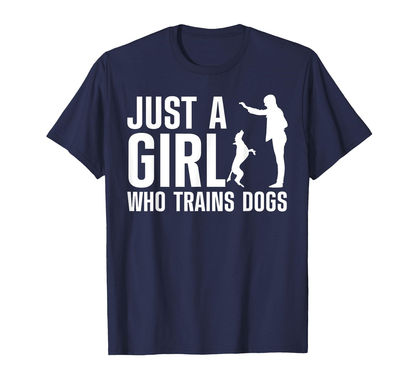Cute Dog Trainer For Women Girls Training Dog Lover Owner T-Shirt