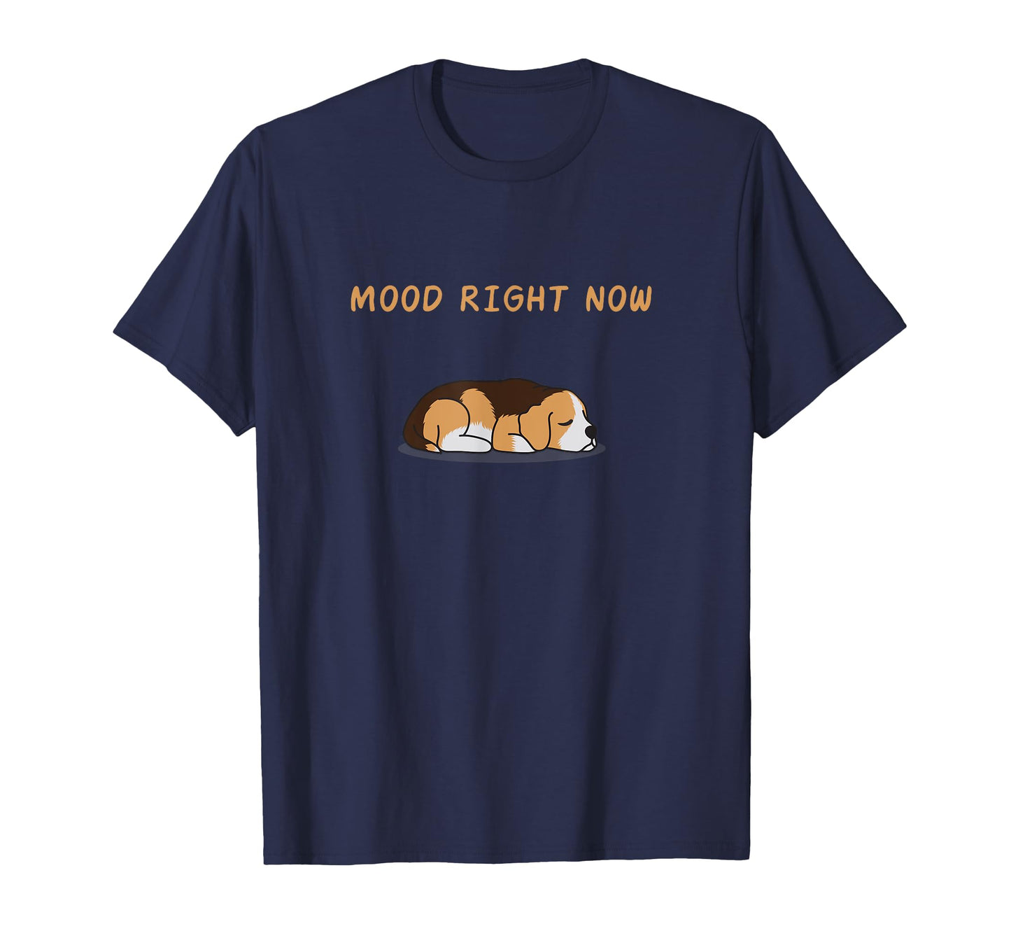 Cute Beagle Dog Sleep Mode Puppy Funny Slogan Pyjamas T-Shirt for Men Women Girls Kids