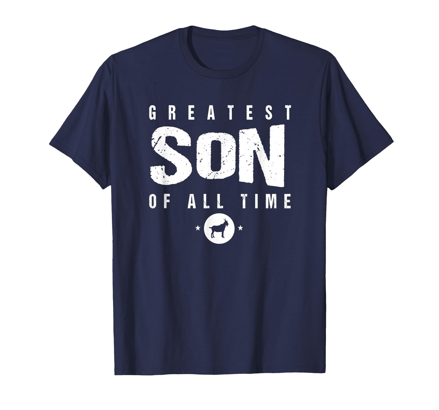 #1 Greatest Son of All Time Gift from Mom Greatest Son Goat T-Shirt