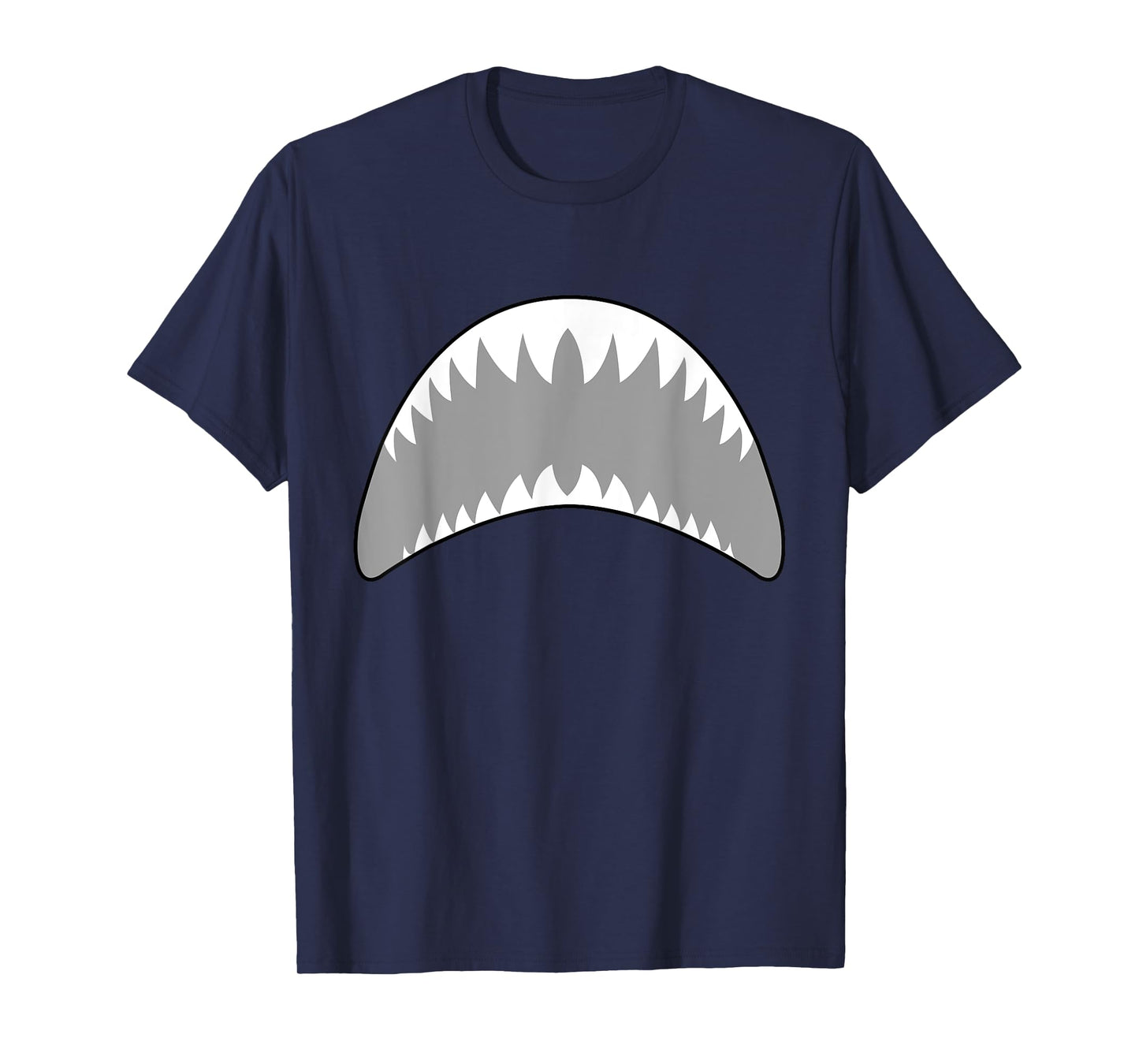 Shark mouth jaw lazy easy costume for halloween party T-Shirt