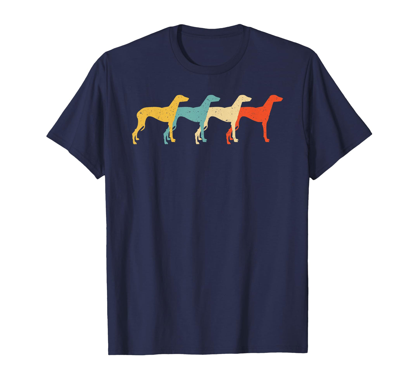 Greyhound Vintage Retro Dog Pet Racer Lover 60s 70s Gift Men Women Girls Kids T-Shirt