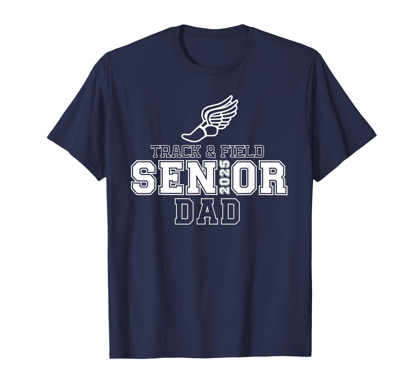 Track & Field Senior Dad 2025 Graduation Year T-Shirt