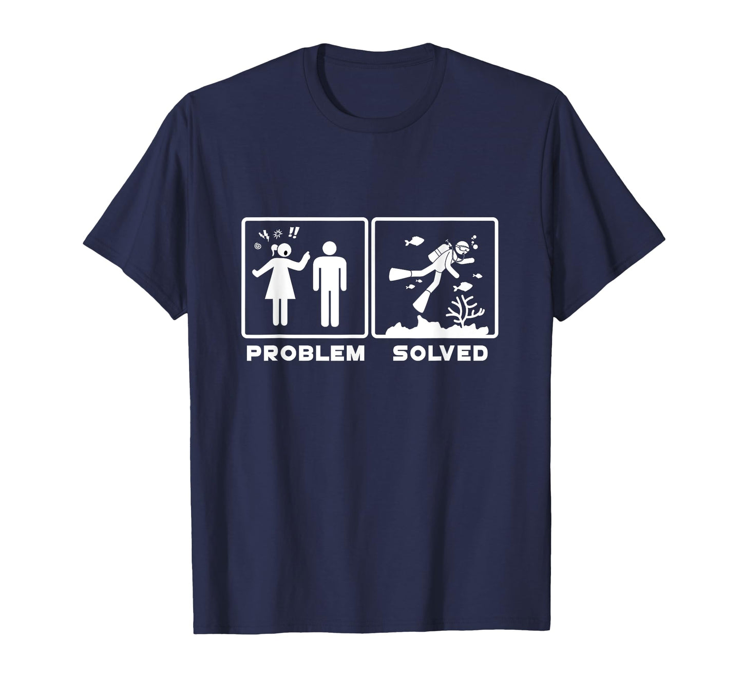Diver Wife Problem Solved T-Shirt