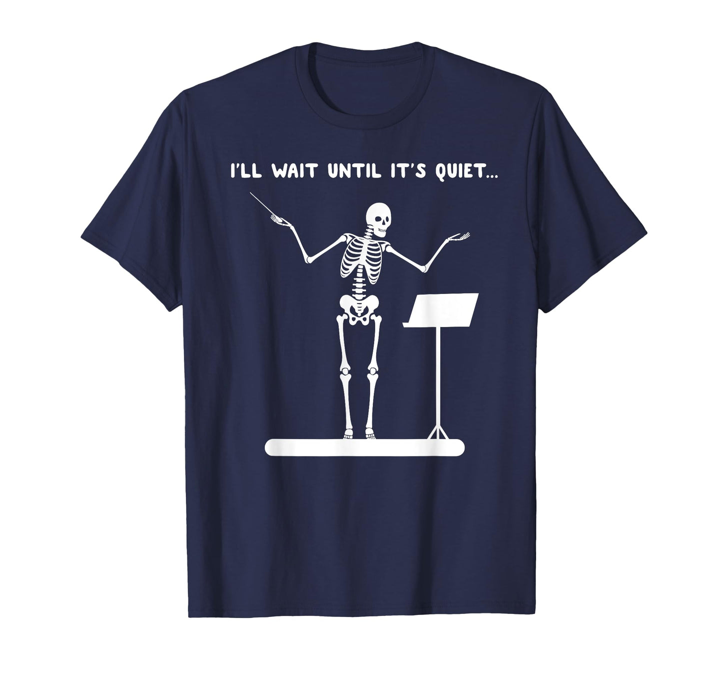 I'll Wait Until It's Quiet...Halloween Spooky Teacher Funny T-Shirt