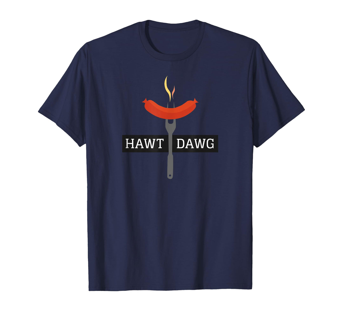 Hawt Dawg Hot Dog Men Women Tee T-Shirt