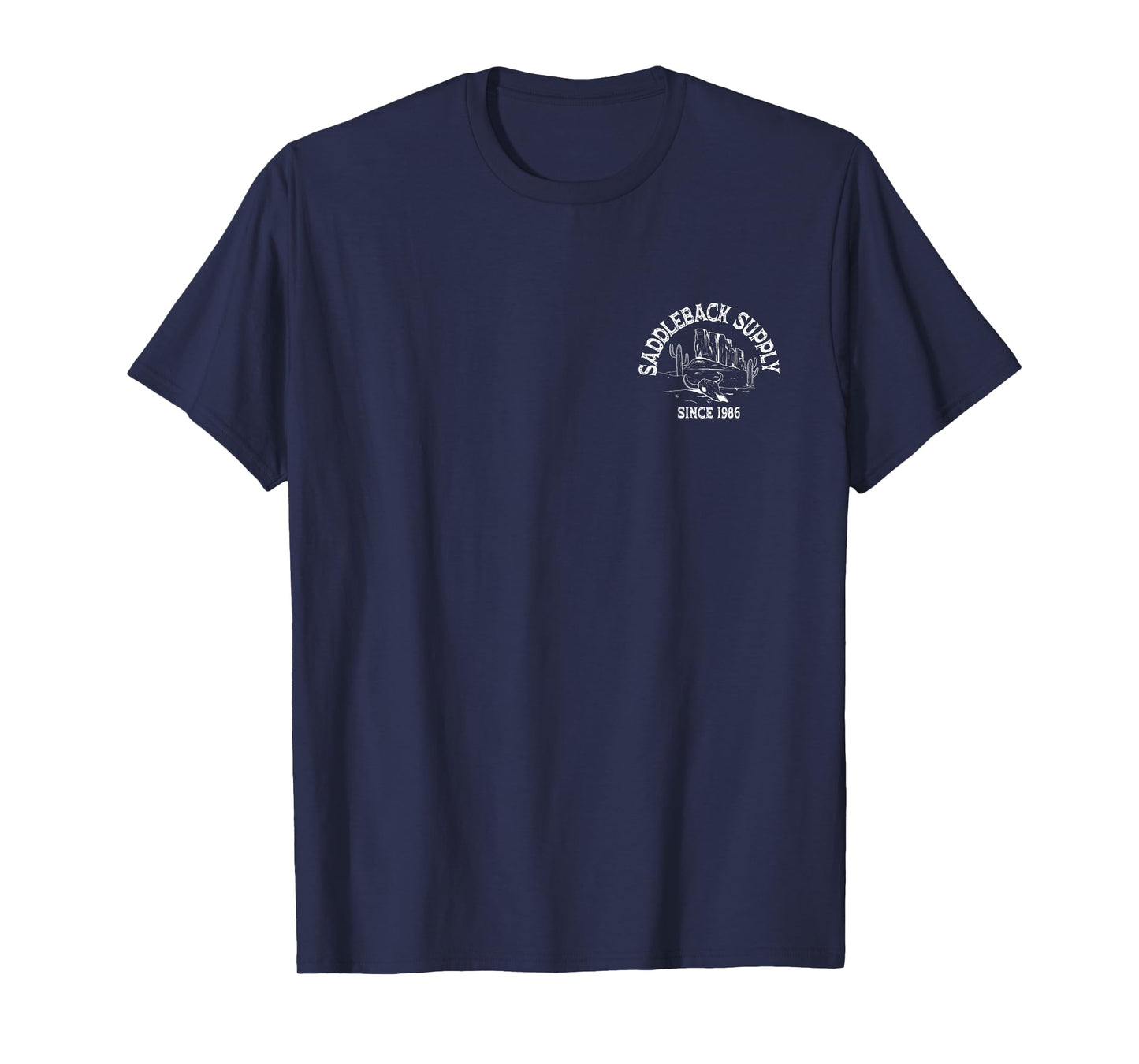 Saddleback Forsaken Desert White Logo Lightweight Graphic T-Shirt