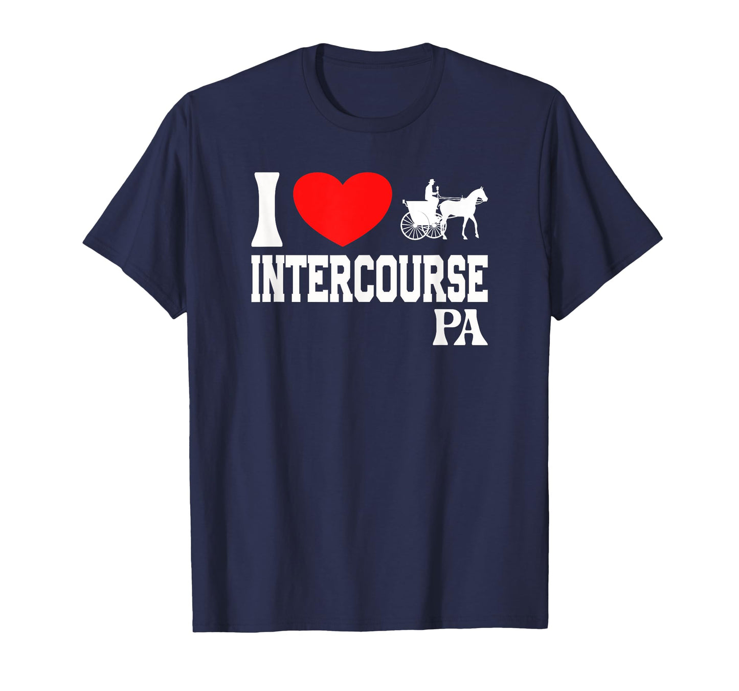 Funny I Love Intercourse PA Shirt for Proud Pennsylvanians T-Shirt