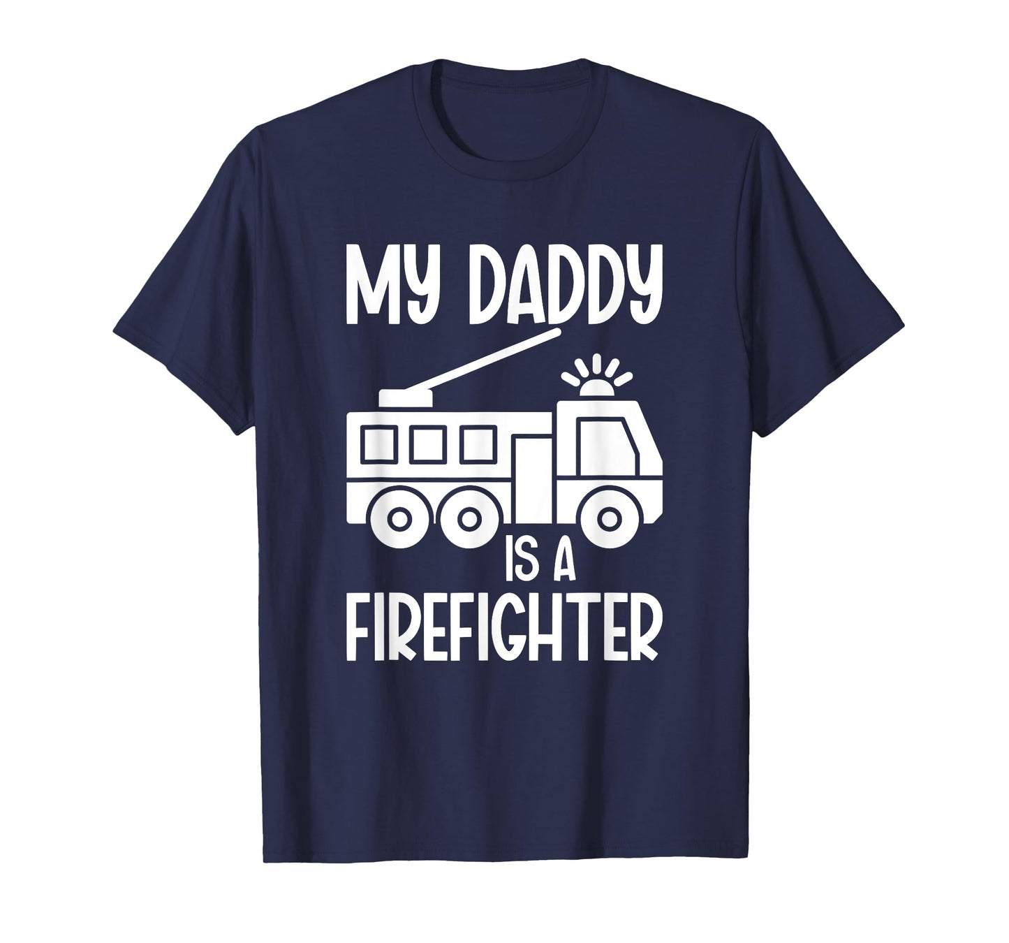 My Daddy Is A Firefighter Daughter Fireman Daughter T-Shirt