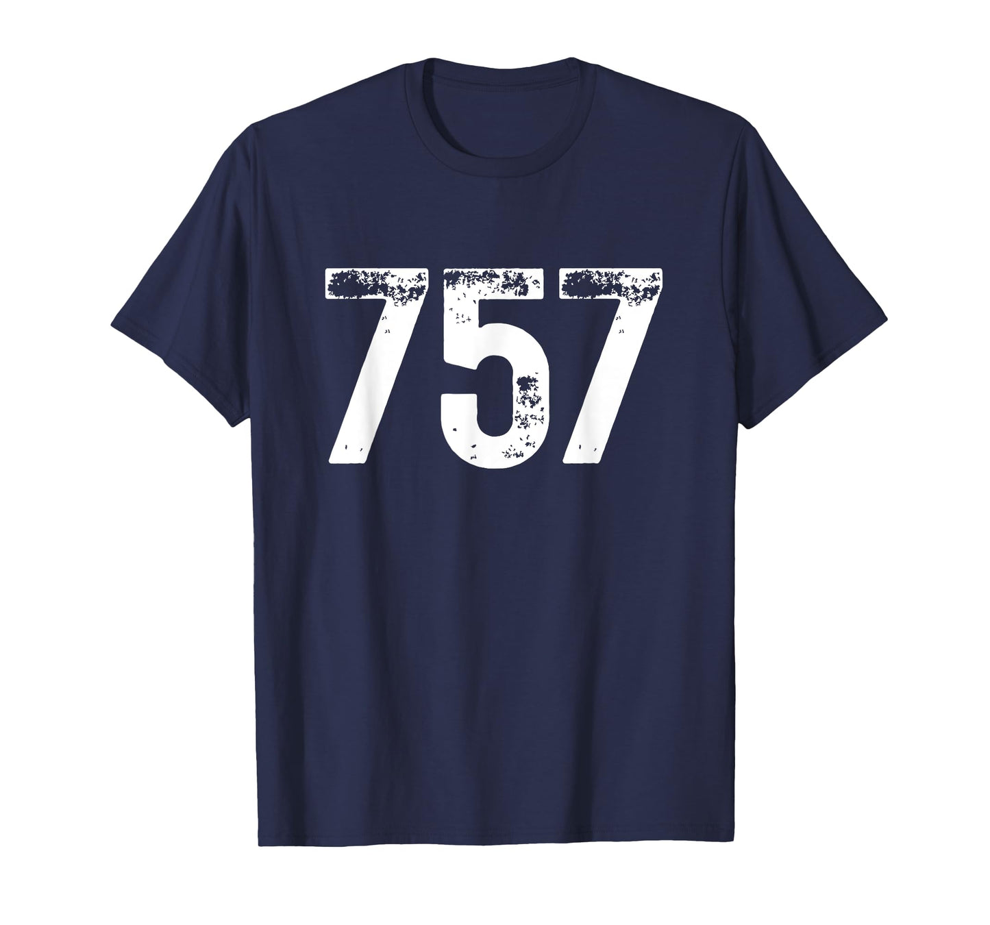 Area Code 757 Virginia Beach Virginia SEVEN FIVE SEVEN 757 T-Shirt for Men Women