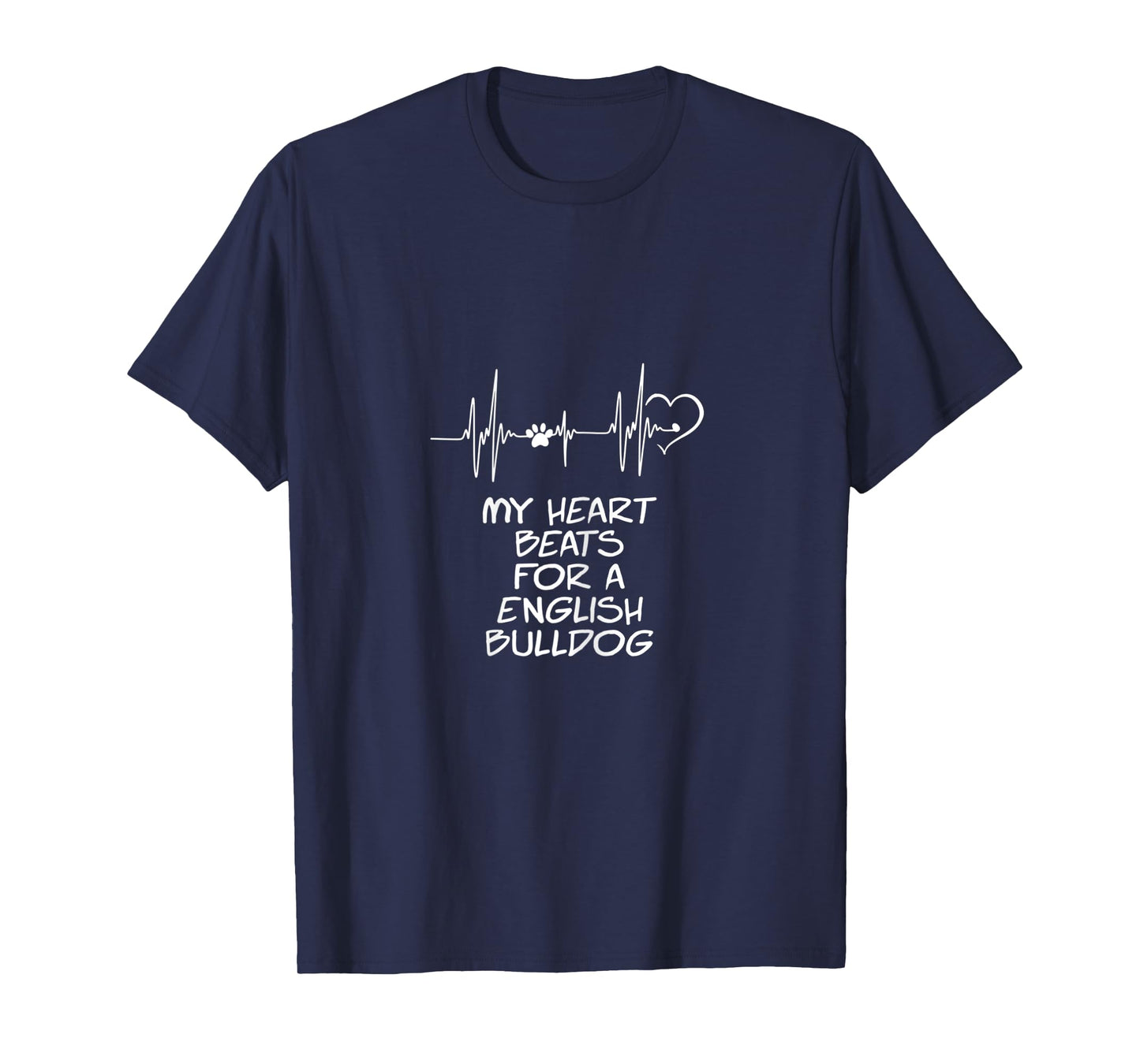 My heart beats for a english bulldog Women T-Shirt