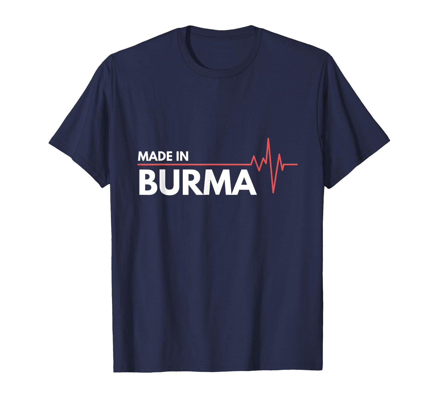 Made In Burma Former Country Heartbeat T-Shirt