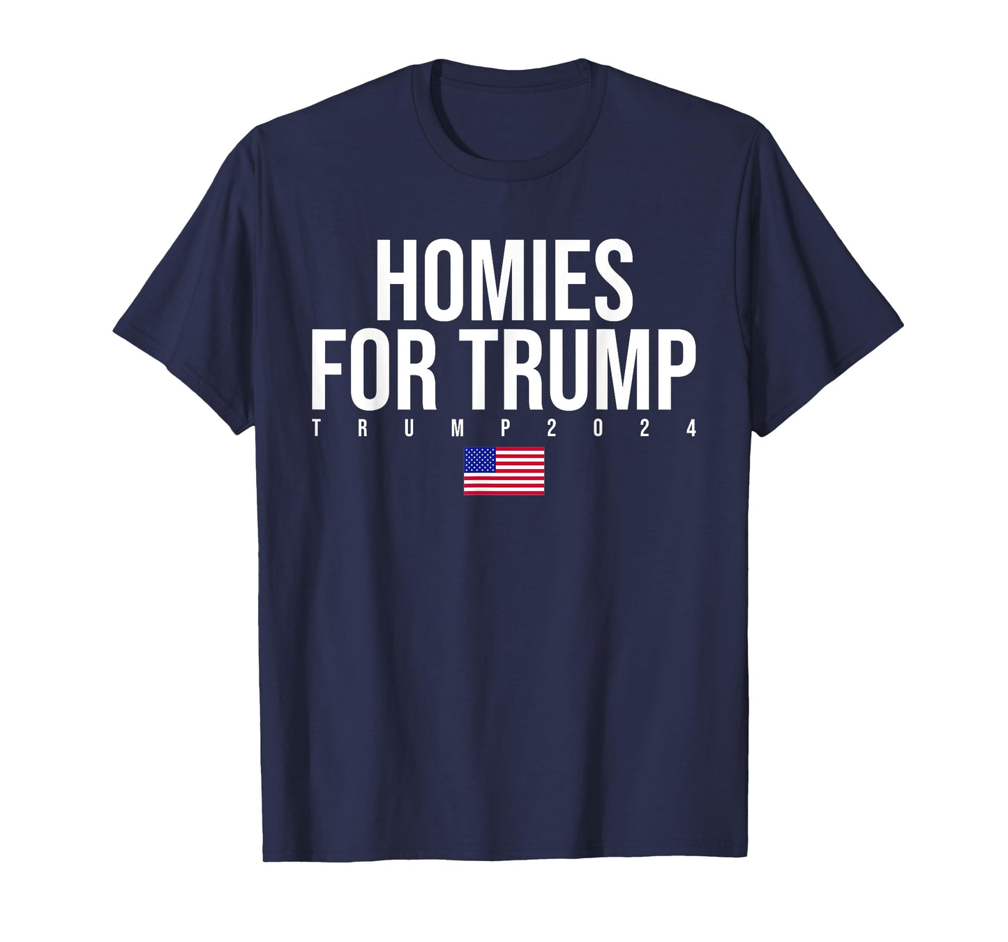 Homies For Trump 2024 Great Edition Republican Conservative T-Shirt