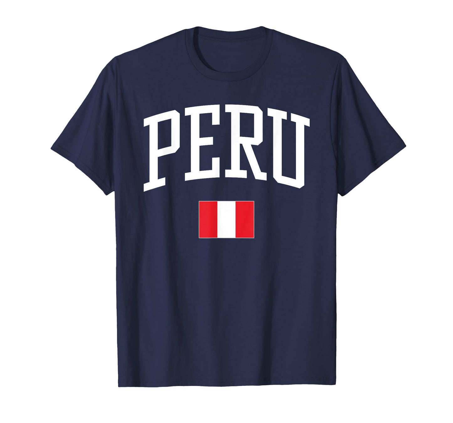 Vintage Flag of Peru Love Your Country T-Shirt