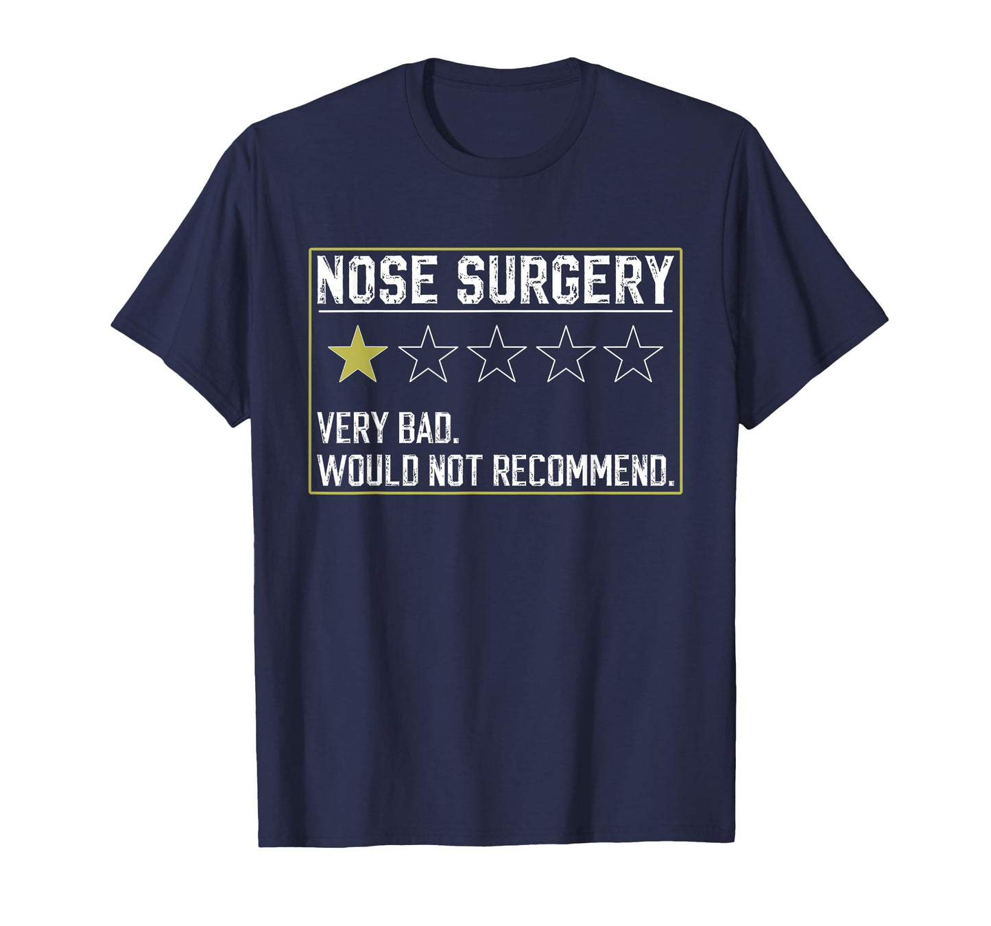 Post Broken Nose Injury Surgery Recovery Funny Get Well Soon T-Shirt